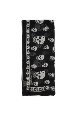 Alexander Mcqueen Women's Silk Skull Scarf