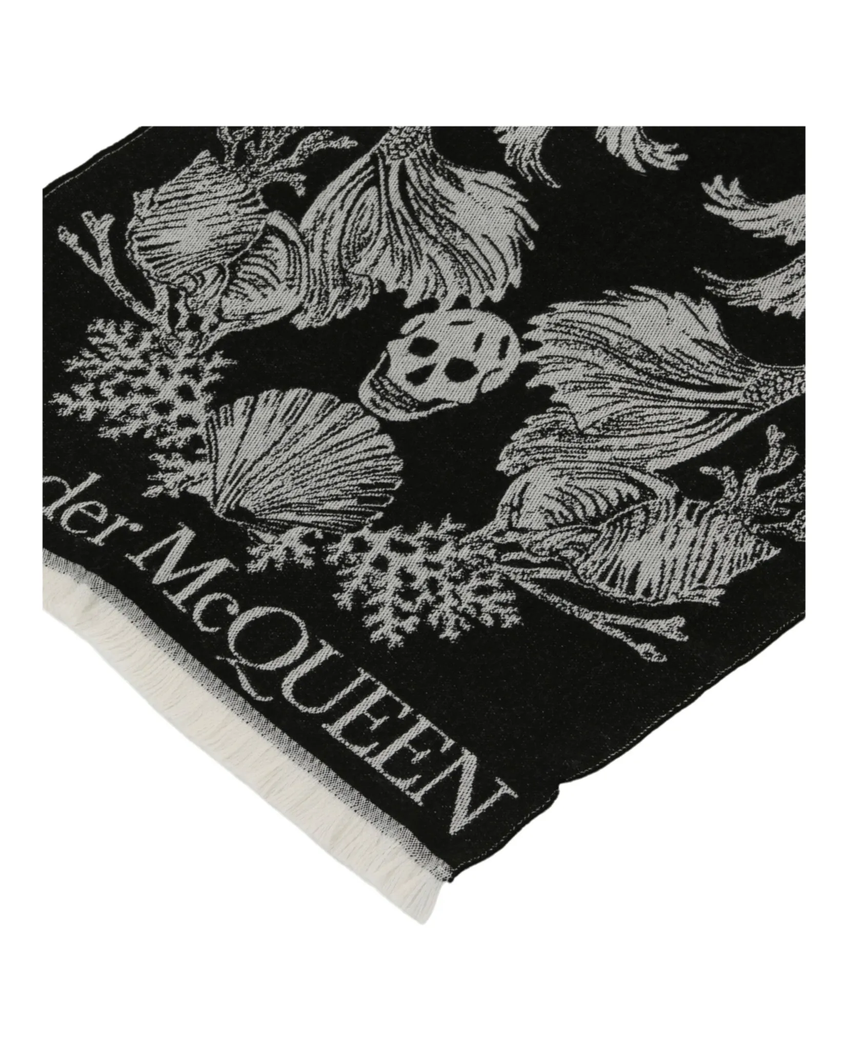 Alexander McQueen Womens Underwater Fashion Scarf