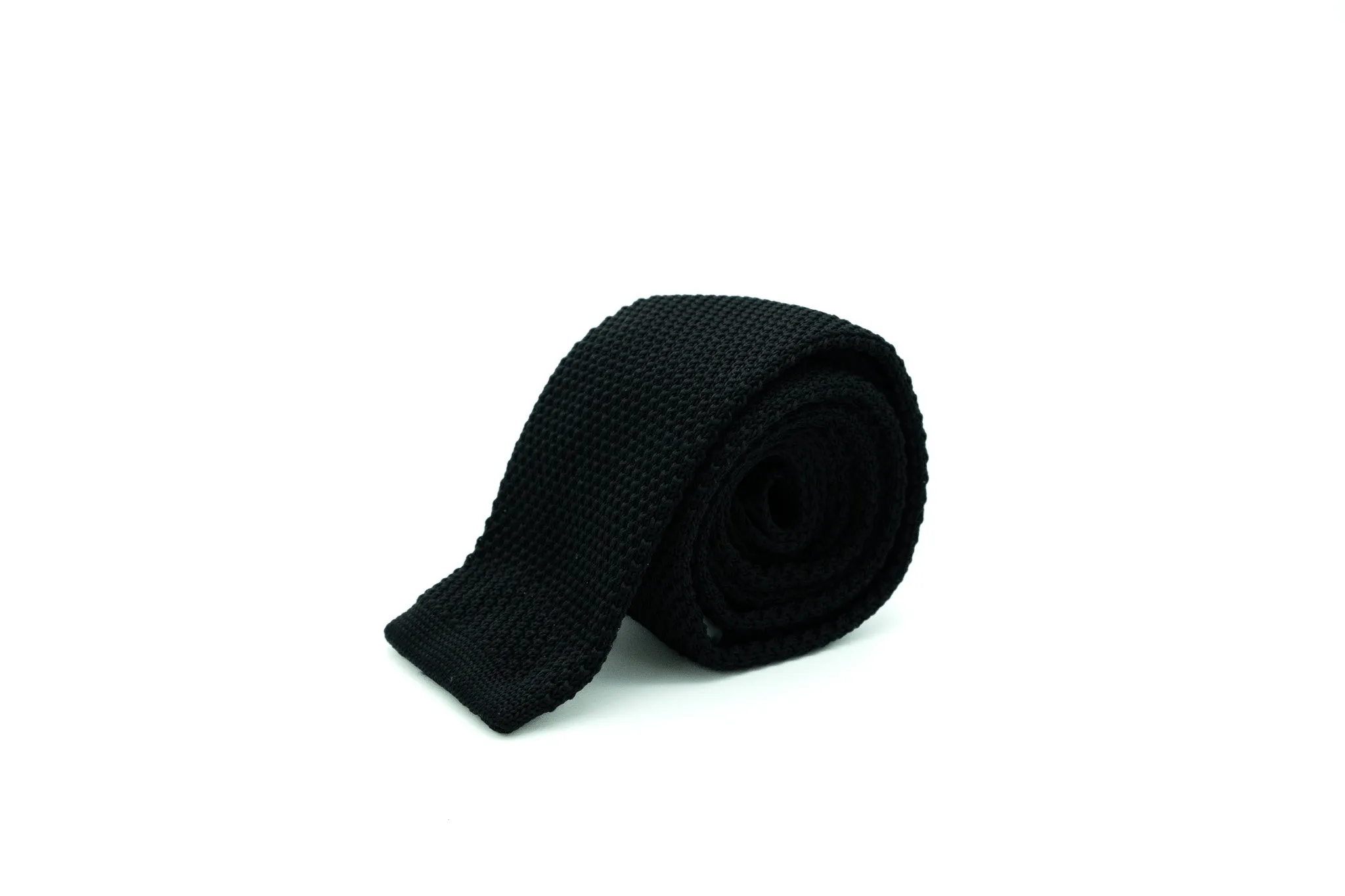 Black Knit Tie