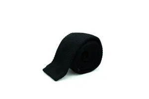 Black Knit Tie