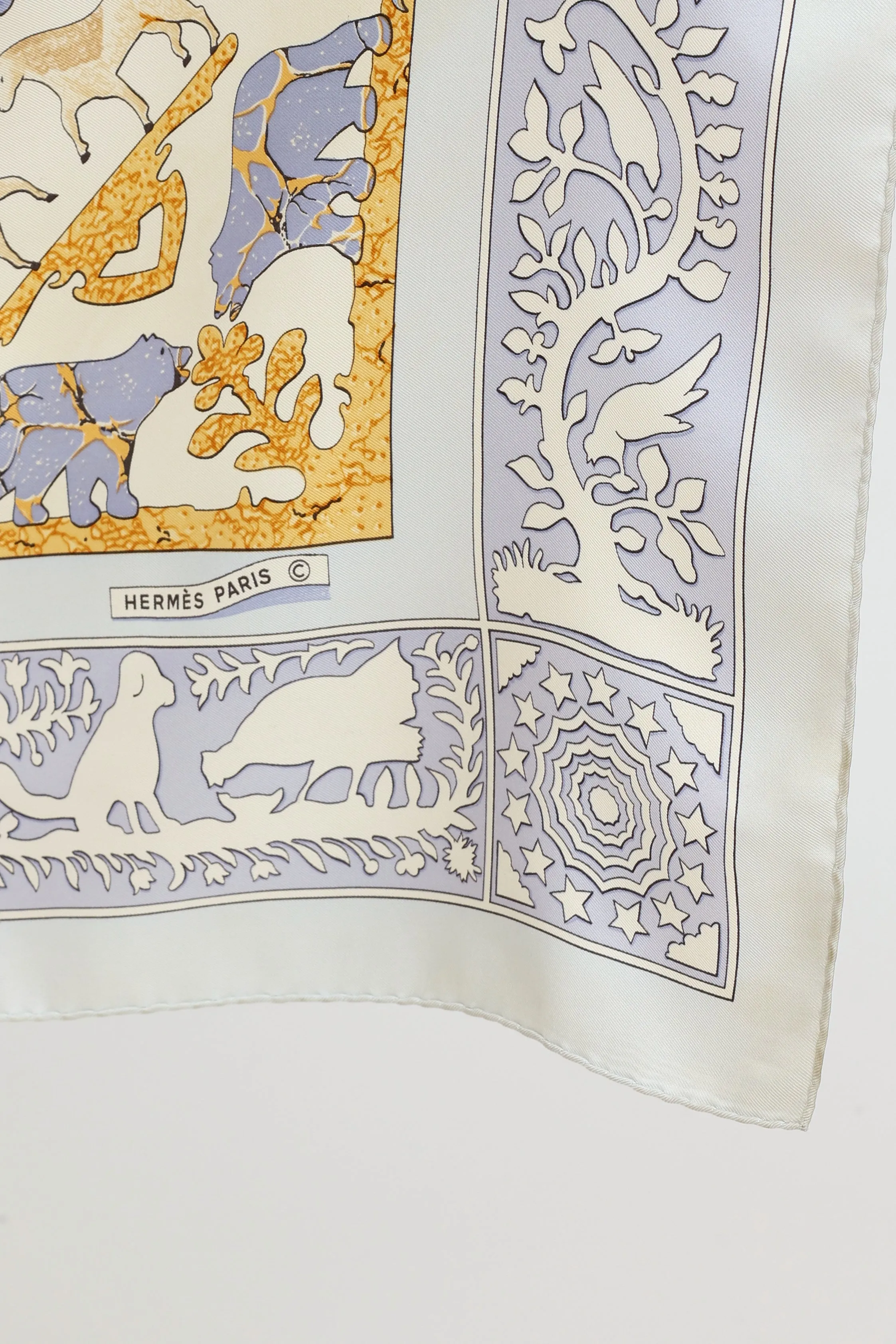 Blue Early America Scarf