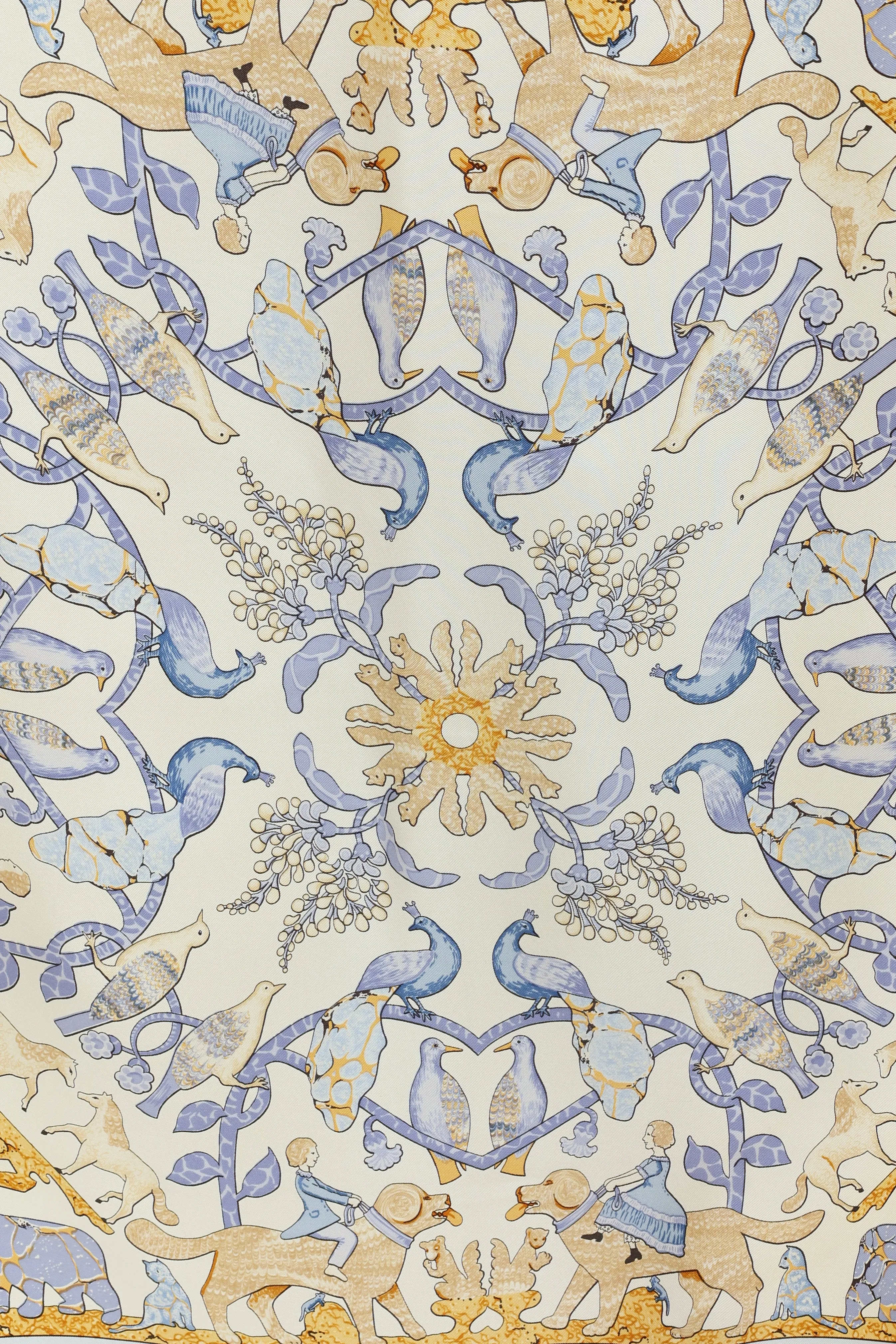 Blue Early America Scarf