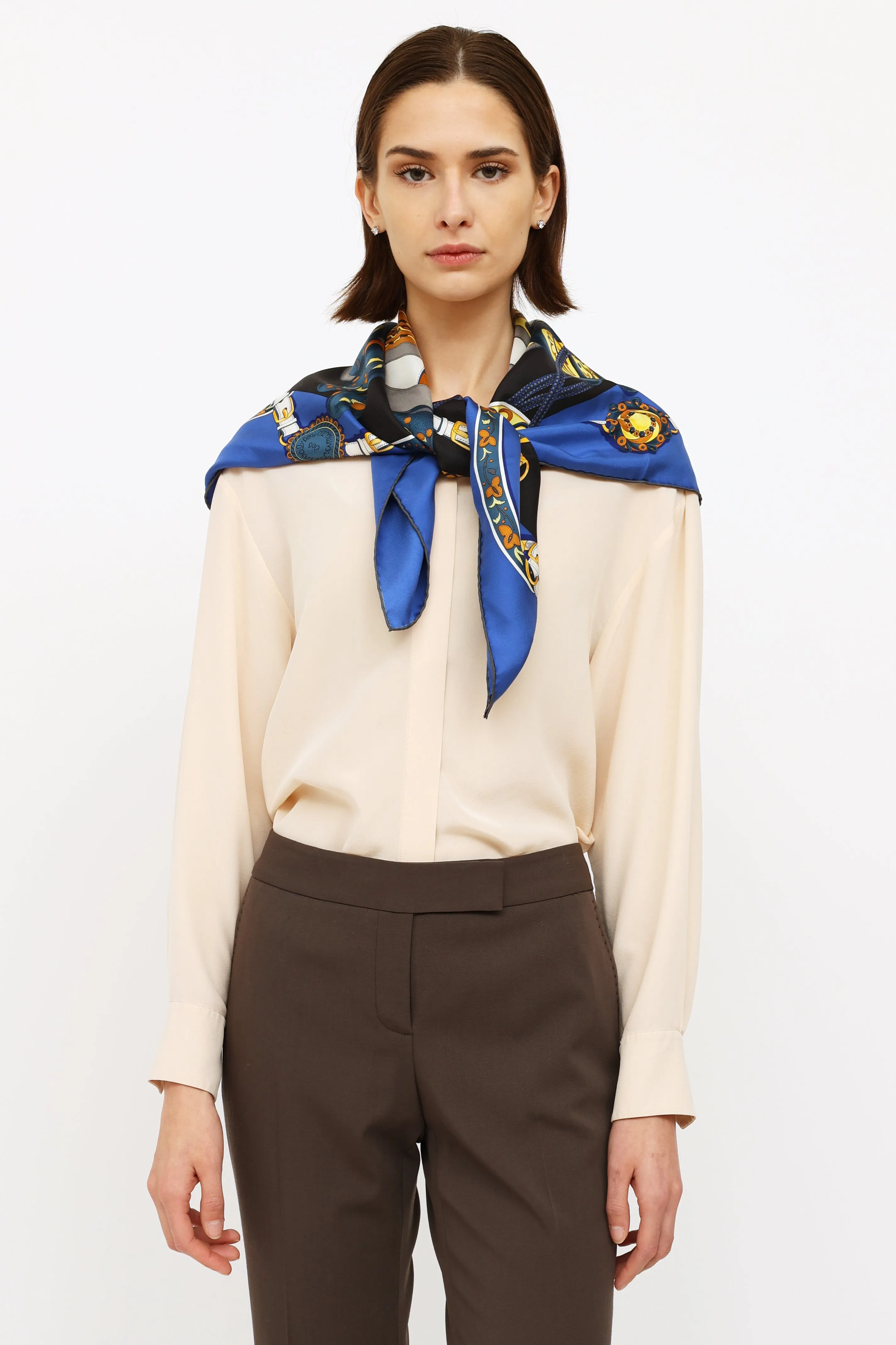 Blue Festival De Amazones Scarf