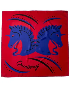 Burberry Printed Silk Scarf