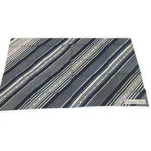 Dior Black White Grey Logo Christian Dior Scarf
