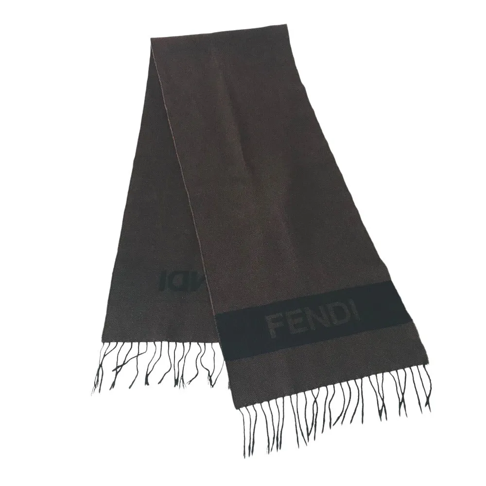 FENDI Scarf wool Brown