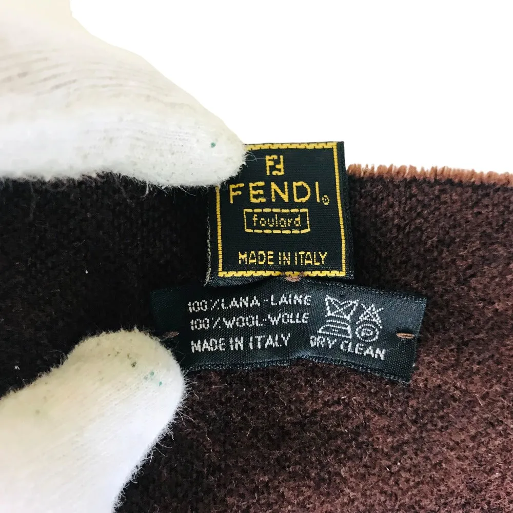 FENDI Scarf wool Brown