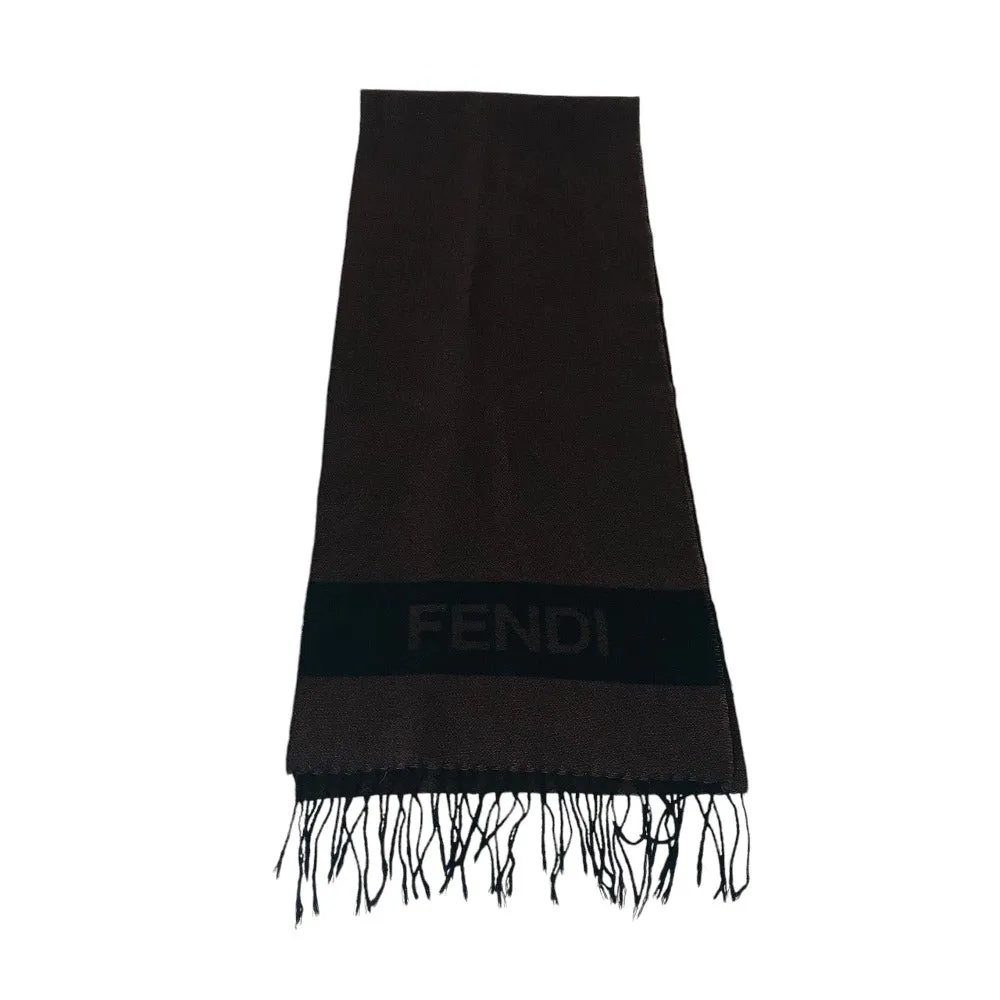 FENDI Scarf wool Brown