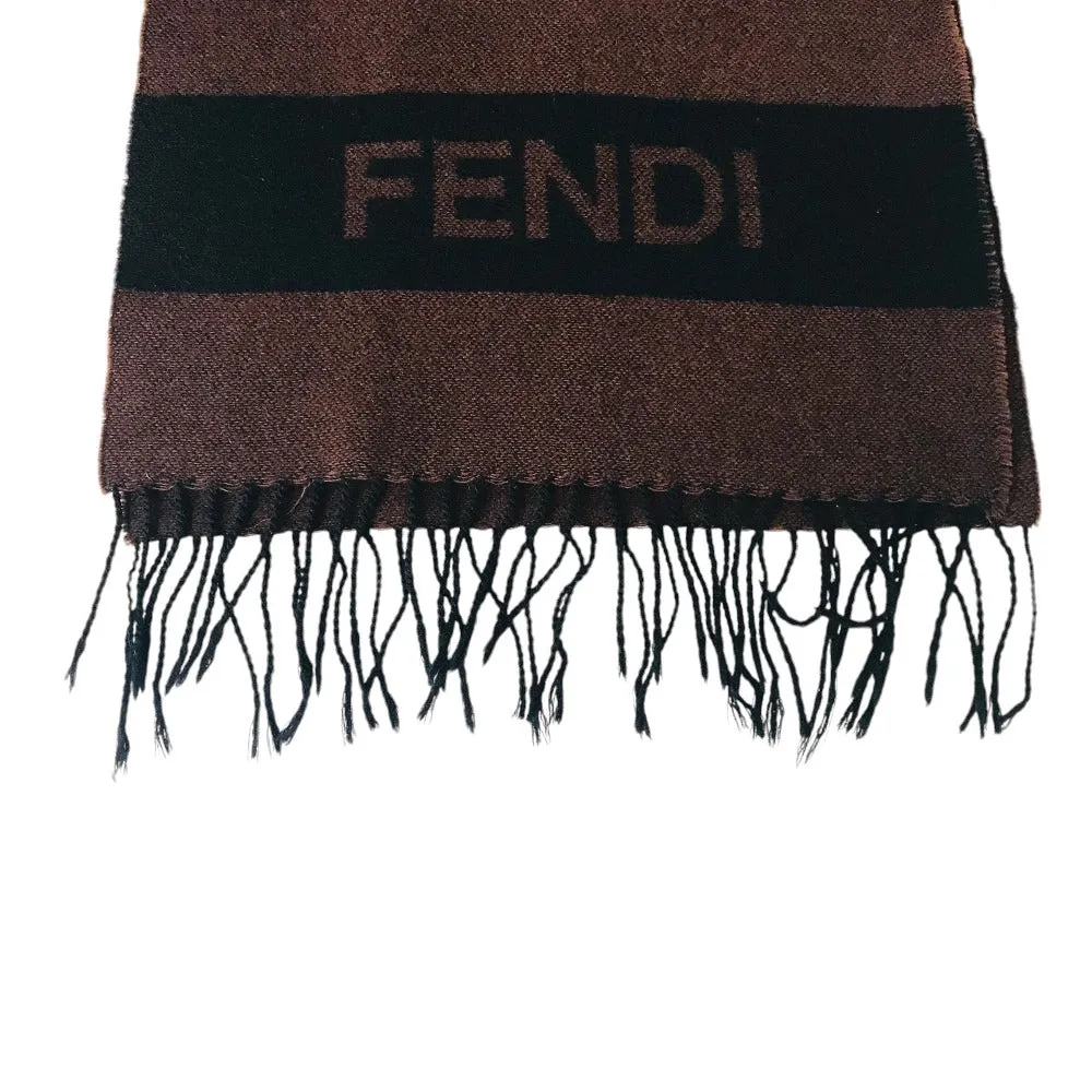 FENDI Scarf wool Brown