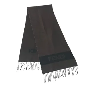 FENDI Scarf wool Brown