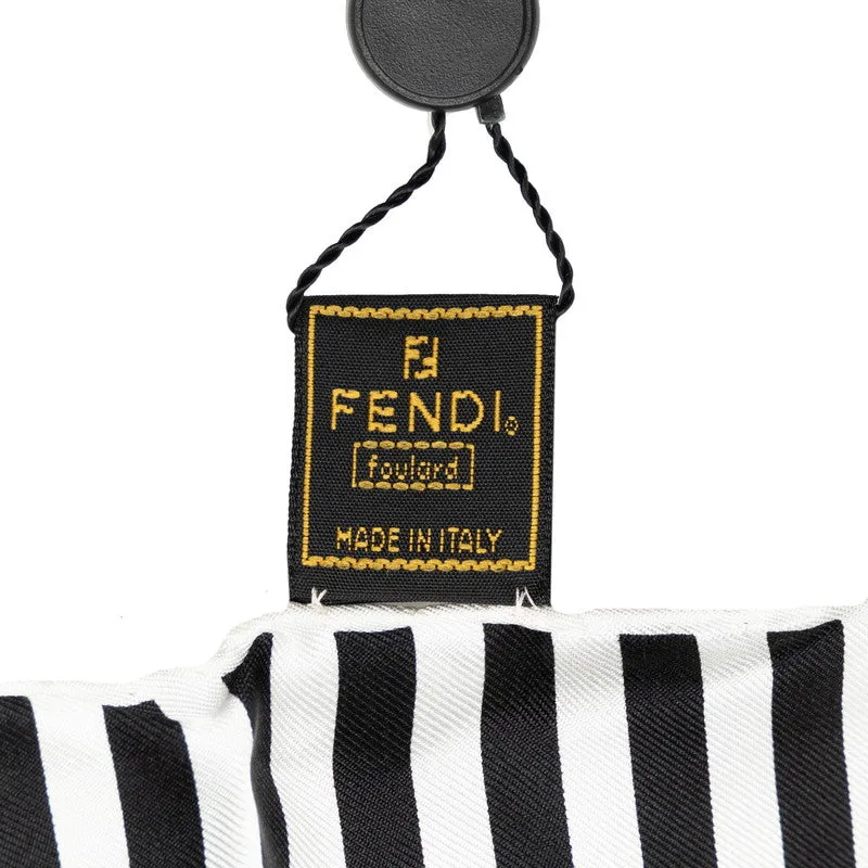 Fendi Silk Handbag Motif Scarf