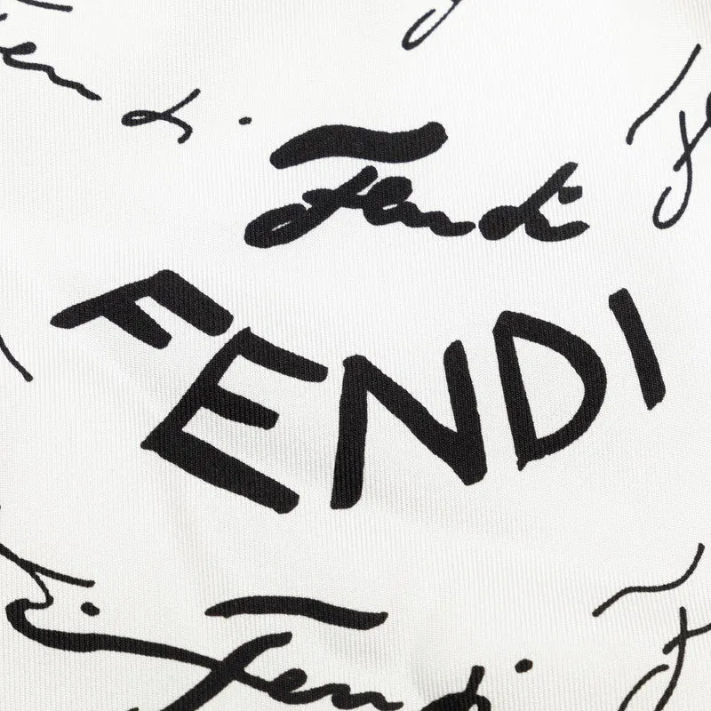 Fendi Silk Handbag Motif Scarf