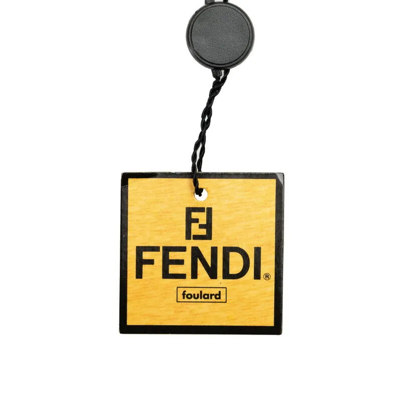 Fendi Silk Handbag Motif Scarf