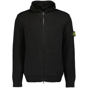 Fine Knit Zipped Hoodie