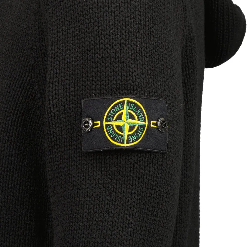 Fine Knit Zipped Hoodie