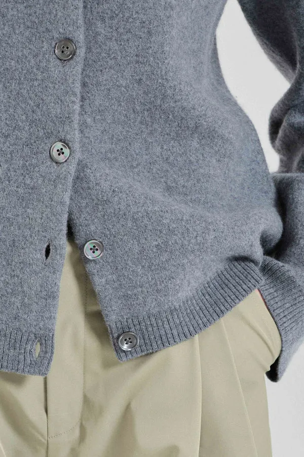 Friends With Frank Louise Cardigan in Grey Marle