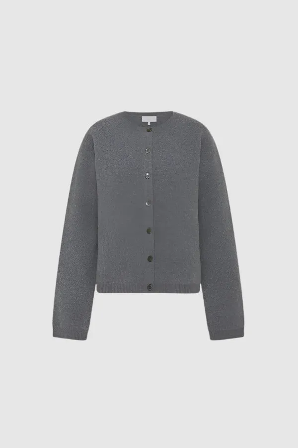 Friends With Frank Louise Cardigan in Grey Marle