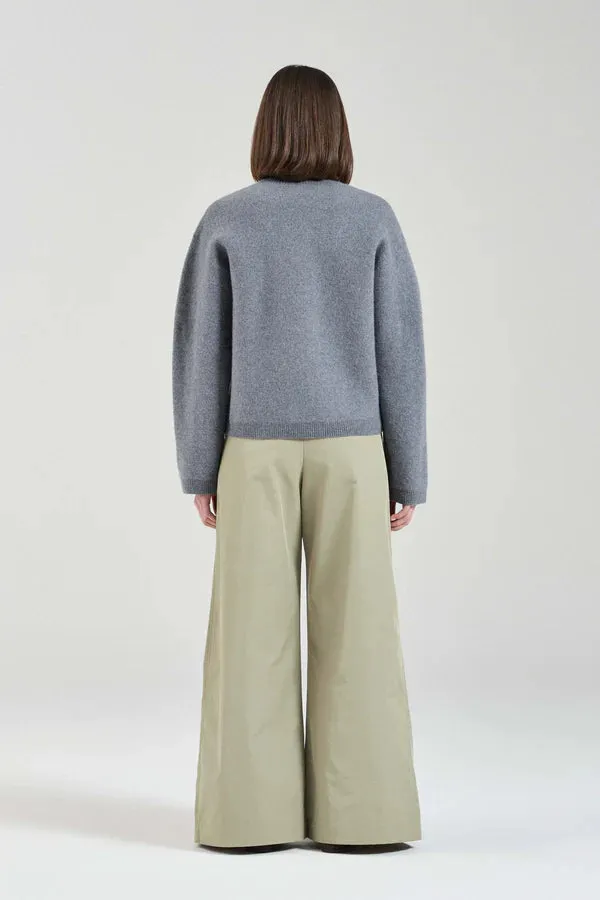 Friends With Frank Louise Cardigan in Grey Marle
