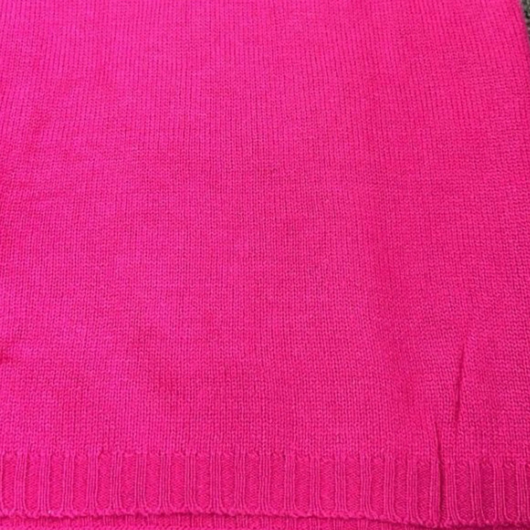 Fuchsia Julian 100% Pashmina Cashmere Large knitted Shawl