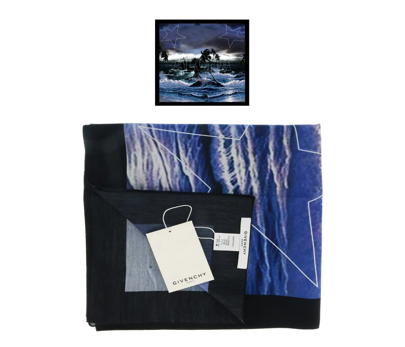 Givenchy 1212GV SD252 1 Blue Scarf