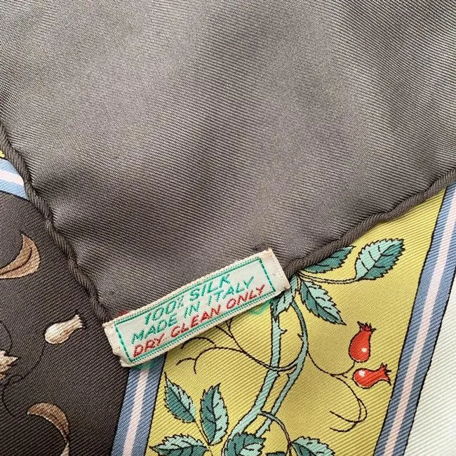 Gucci Colorful Butterfly Print Extra Large Silk Scarf