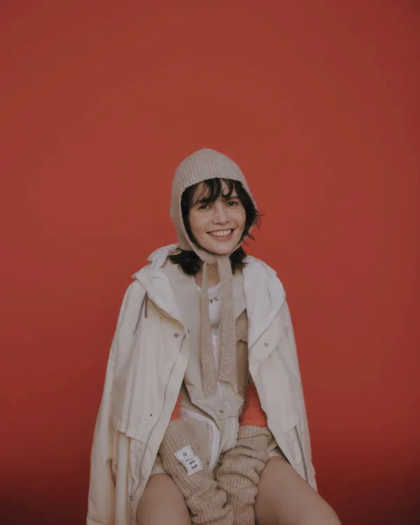 hood×DIDION. ニットスカーフ