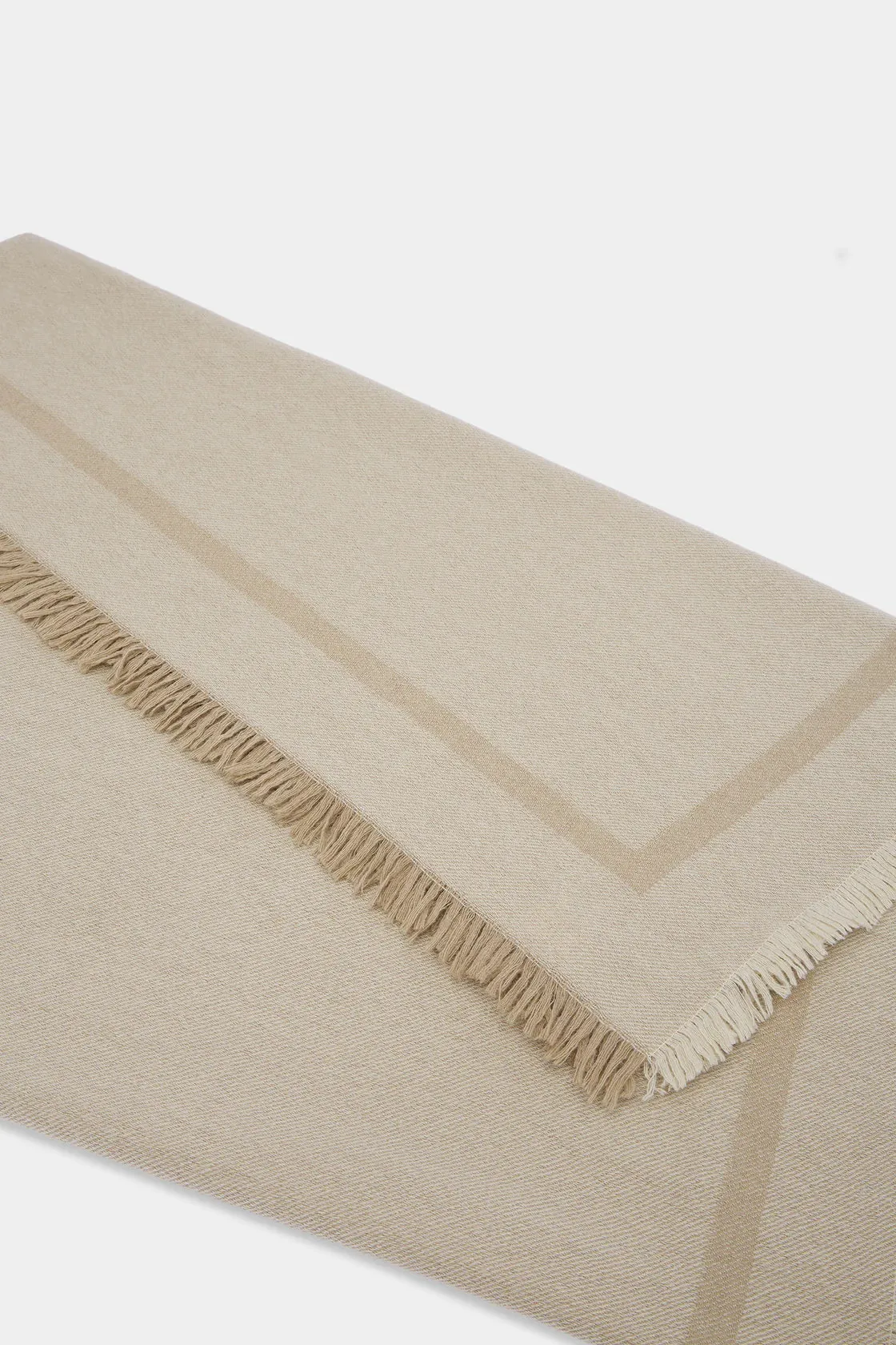 Jacquard Merino Wool Scarf