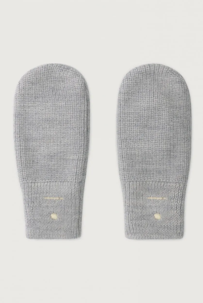 Knitted Mittens | Grey Melange