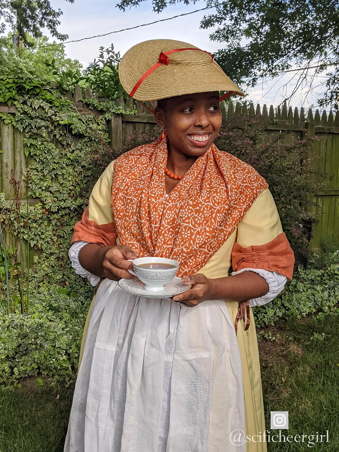 Madder Resist  Handkerchief