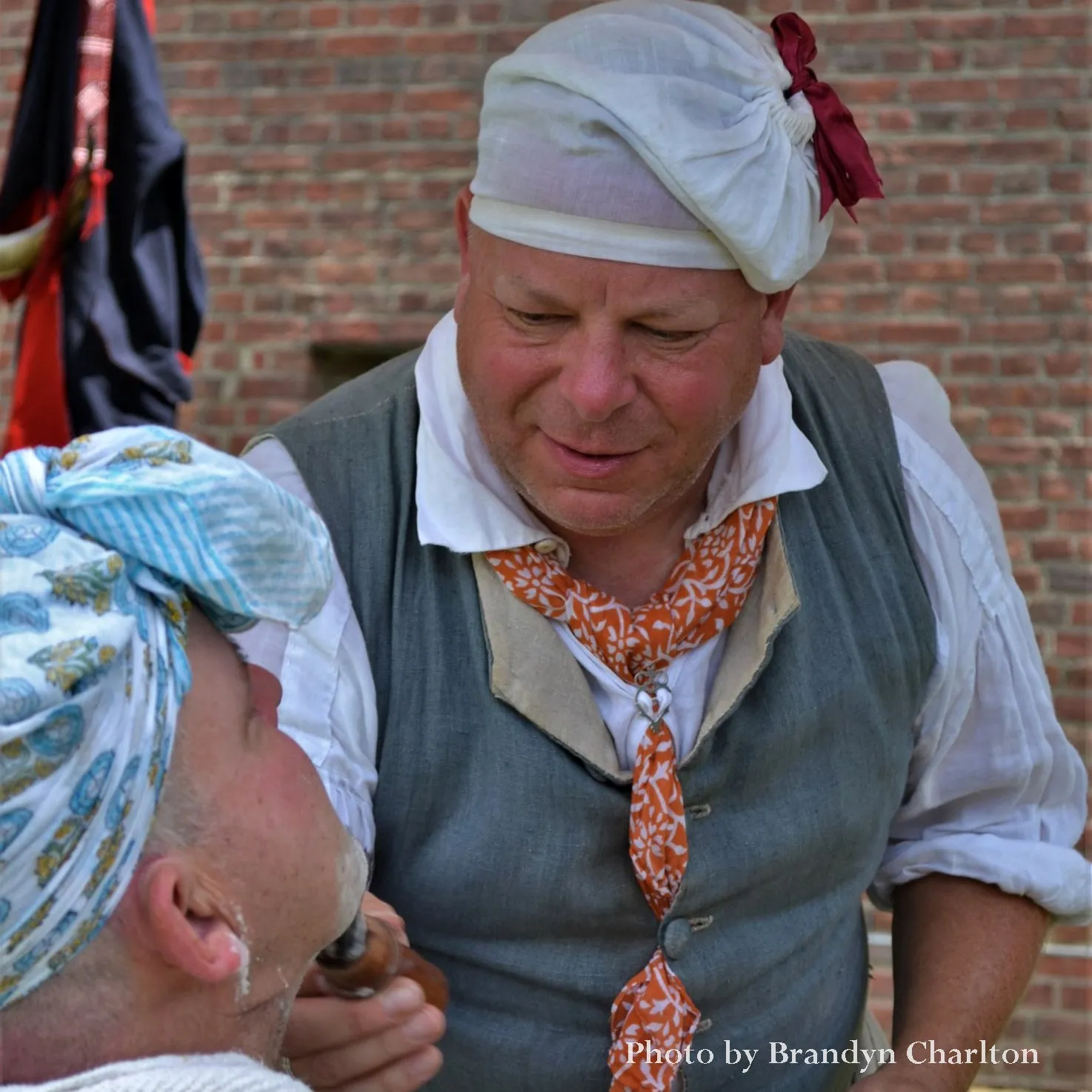Madder Resist  Handkerchief