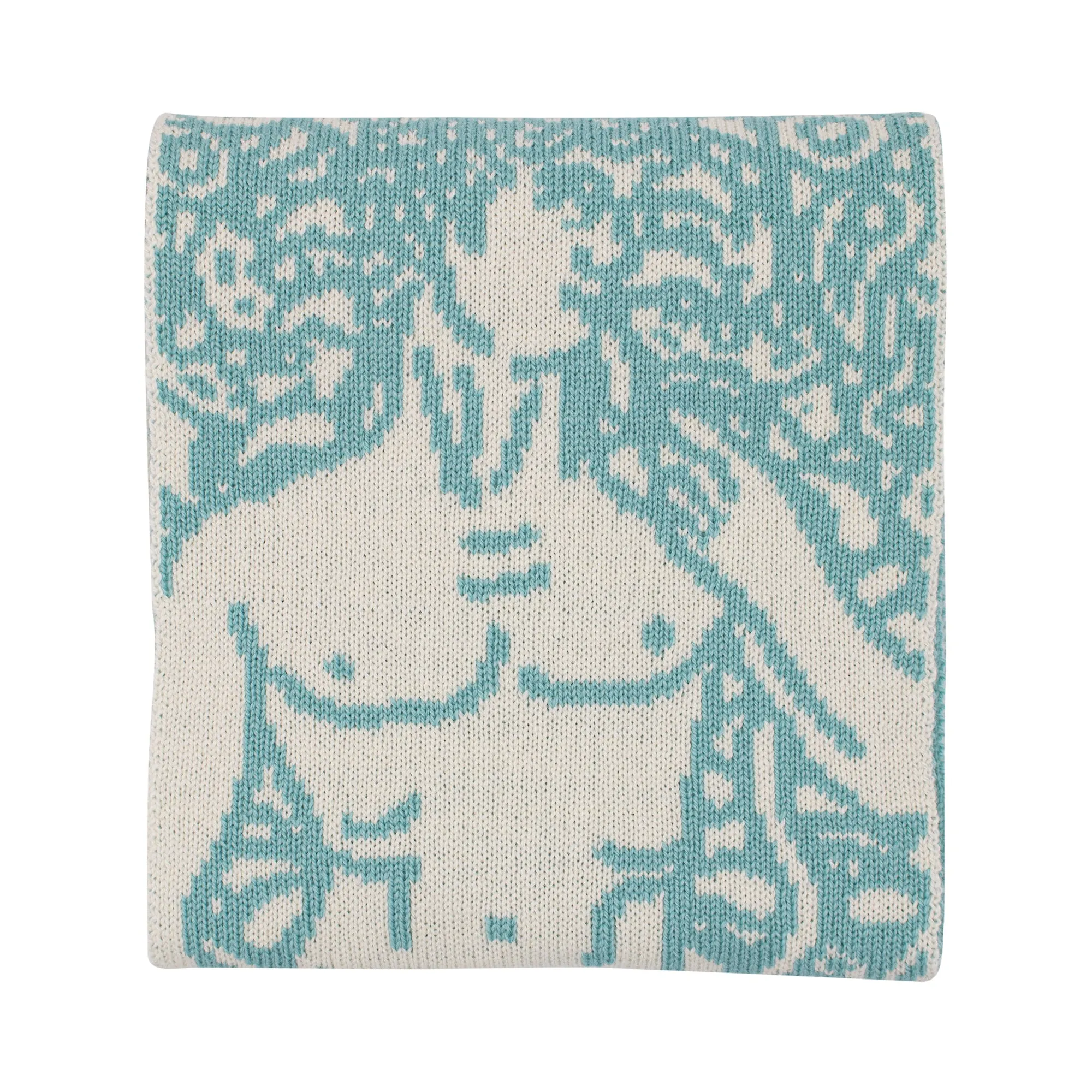 Paisley Gods Merino Scarf – Silver