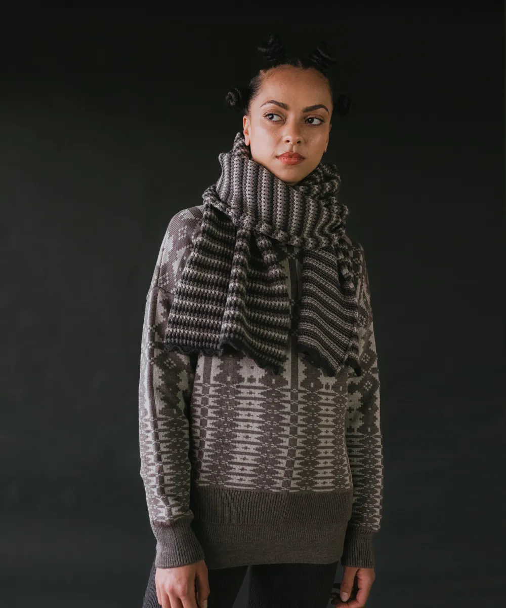 Porth Scarf - Umber (Adult)