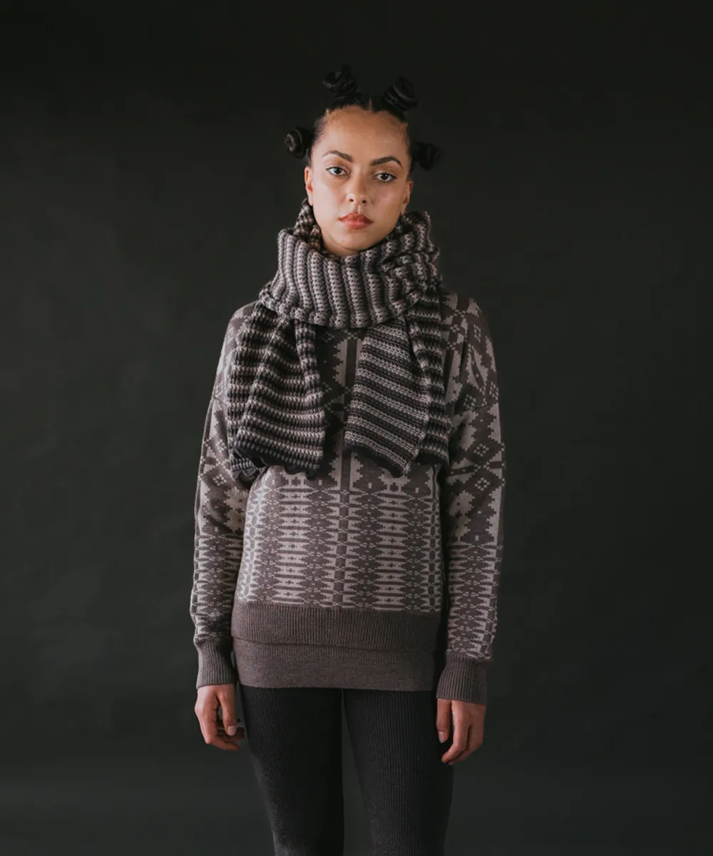 Porth Scarf - Umber (Adult)