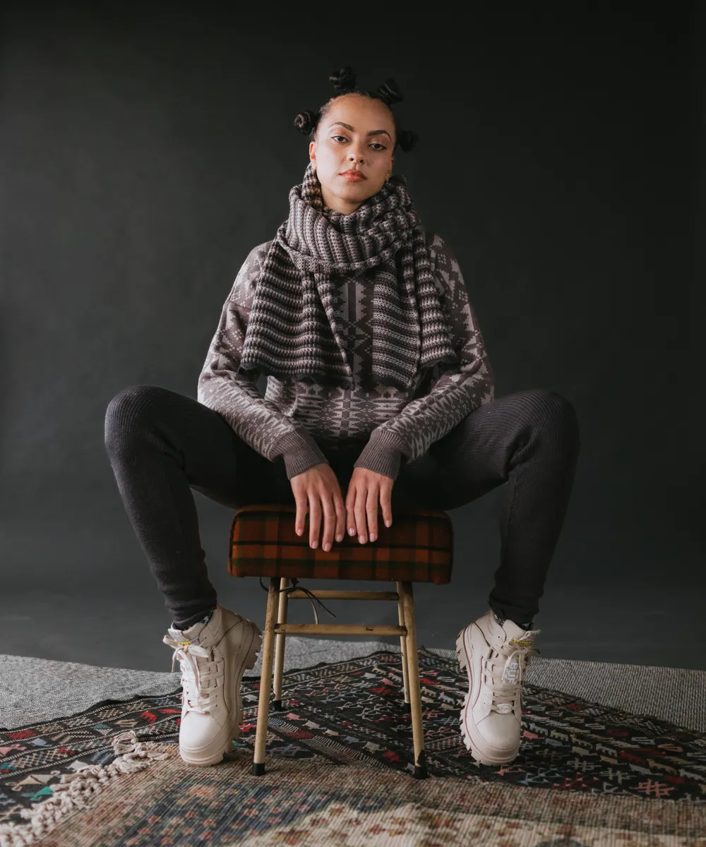 Porth Scarf - Umber (Adult)