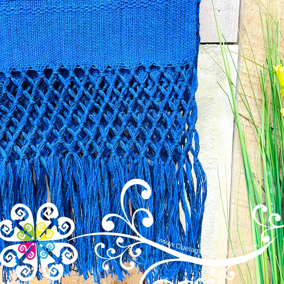 Seda Embroider Scarf- Artisan Pedal Loom Shawl