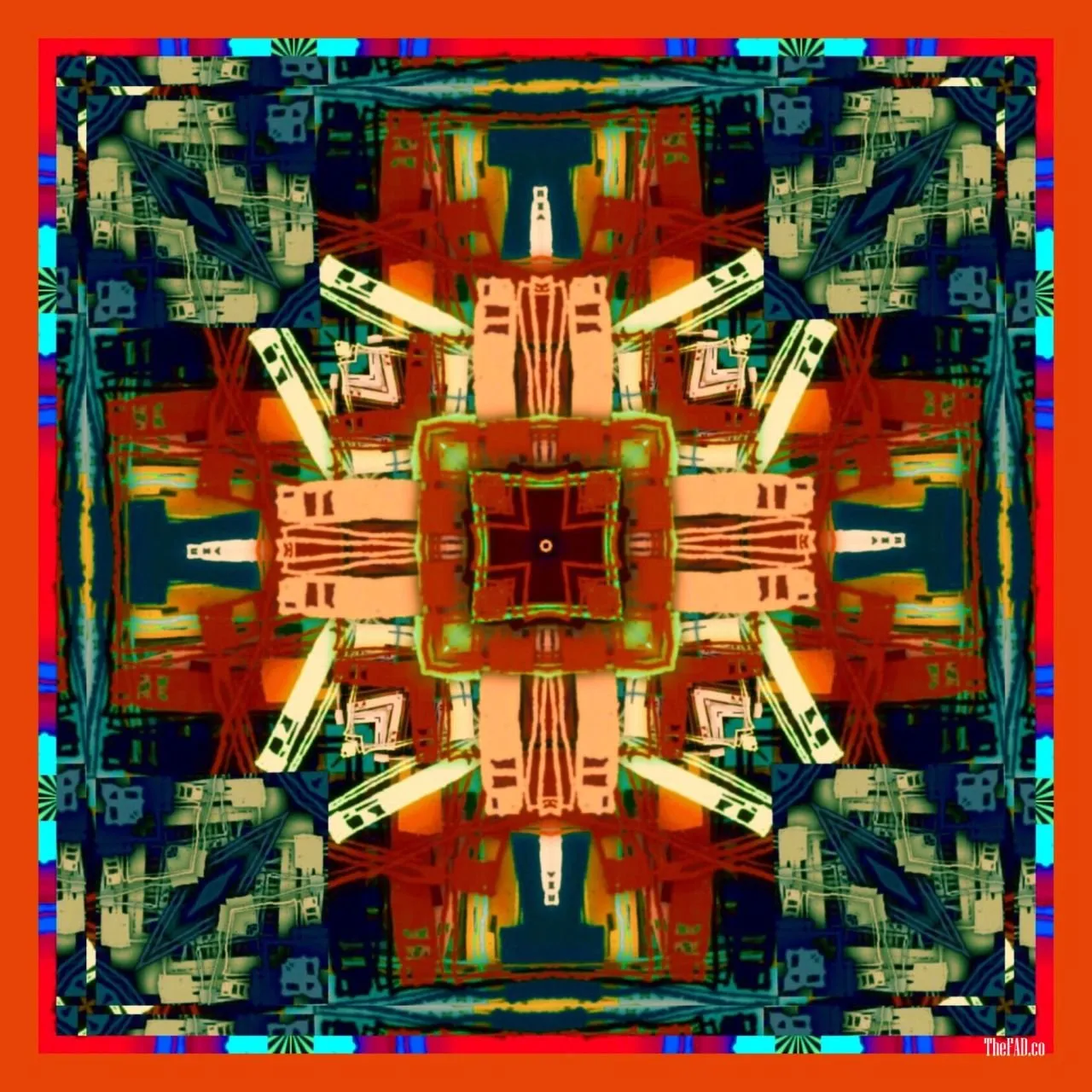 Silk Crepe Scarf, TERRA Collection