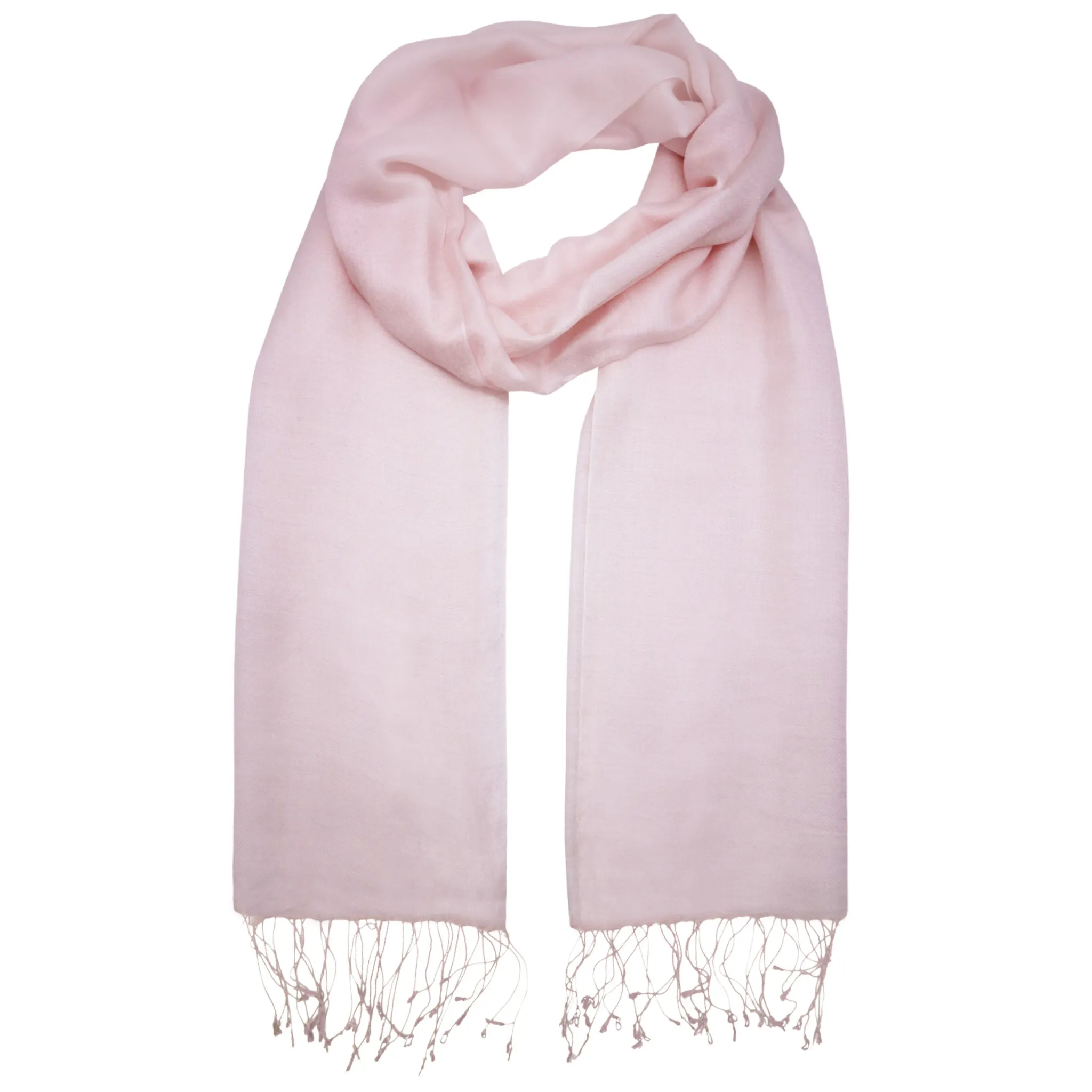 Silk Stole - Pale Pink