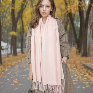Soft and Comfortable Pure Color Scarf: Perfect for Winter, Suitable for Both Men and Women, Ideal for Parties and Evening Events, Made of Nylon, Non-Elastic, and Decorative